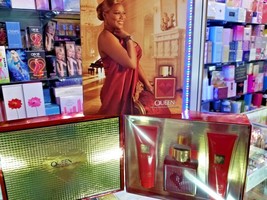 Queen By Queen Latifah 3 Piece Gift Set for Women Her 3.4oz EDP 3 oz Lotion RARE - £239.79 GBP
