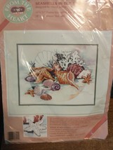 Count Cross Stitch, Dimensions From The Heart Seashells In The Sand Costal NEW - £9.34 GBP