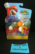 Super Mario Jakks Pacific 4" collectible figure 2021 Nintendo Orange Yoshi toy - $48.49