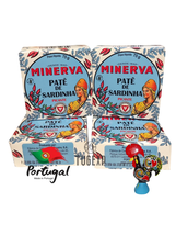 4x Minerva Cans Spicy Sardine Paste Portuguese Speciality Food 75g Portu... - $33.90
