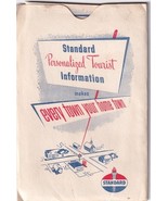 1949-51 Standard Oil Co Tourist Information Booklet and Holder + 3 Envel... - $235.67 MXN