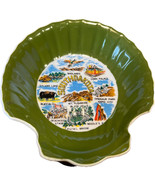 Vintage South Dakota Sunshine State Shell Shaped Commemorative Plate - $54.45