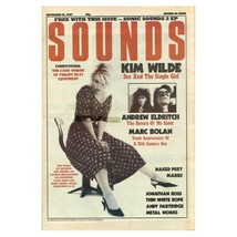 Sounds Magazine September 19 1987  npbox166  Kim Wilde  Andrew Eldritch  Marc Bo - £7.72 GBP