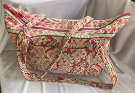 Vera Bradley Travel Bag Tote Overnight Luggage Duffle bag Paisley  design - $46.48