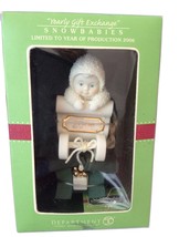 2006 China Bisque Porcelain Snow Baby Ornament In Box - $16.50