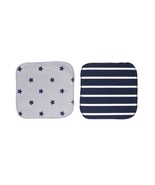 Gerber Flannel Reusable Wipes For Baby, Navy Blue/White Stripes &amp; Gray, ... - $261.52 MXN