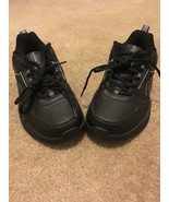 Reebok DMX Ride Men&#39;s Black Gray Leather Shoes Sneakers Memory Tech Size 8 - £39.73 GBP