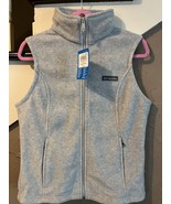 Women’s Columbia Benton Springs Black Fleece Vest, Size Medium, Grey - $545.74 MXN