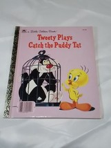a Little Golden Book~  Tweety Plays Catch The Puddy Tat #111-51 - £3.56 GBP