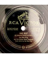 Pee Wee King Rag Mop Golden West Cowboys 78 Record 1950s 10&quot; RCA Victor ... - $40.73 CAD