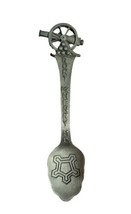 Vtg Collector Souvenir Spoon Fort McHenry Baltimore Maryland Pewter 4&quot; FORT - £7.90 GBP
