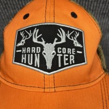 Hardcore Hunter Deer Skull Patch Orange Hat Mens Hunting Cap Camo Mesh T... - $18.48