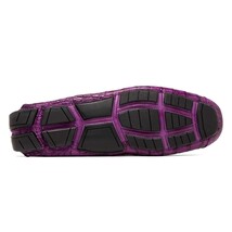 Marco Di Milano genuine caiman slip-on driving loafer Shoes Remo Purple image 5