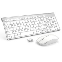 Wireless Keyboard And Mouse, Usb Slim Wireless Keyboard Mouse With Numeric Keypa - £47.68 GBP