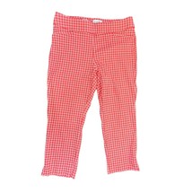 ELLE Pants Womens Large Pink Geometric Patterned Capri Classic Coastal C... - $16.99