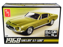 Skill 3 Model Kit 1968 Ford Mustang Shelby GT-500 1/25 Scale Model by AMT - $40.99