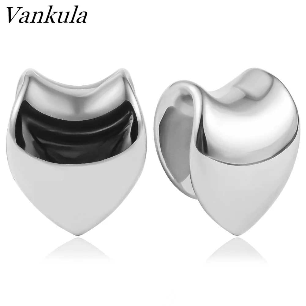 Vanku 10pcs Stainless Steel Heart Water Drop Heavy Ear Weight Expanders Gagues S - £59.87 GBP