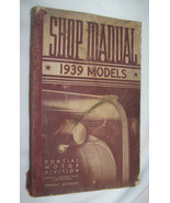 1939 ORIGINAL GENERAL MOTORS PONTIAC CAR AUTO SHOP MANUAL SCHEMATICS ILL... - £38.71 GBP