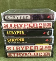 Stryper Original Cassette tapes Set of 6 Enigma Records - £50.60 GBP