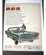 Vintage Ford Color Advertisement - 1967 Ford Color Advertisement - £10.15 GBP