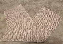 womens pajama pants xl Pink Striped - £7.55 GBP