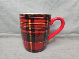 Robert Stanley Home Collection Plaid Mug, Plaid Red, 12 Fl Oz Flannel Style - $9.49