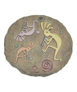 Vintage Spoontiques Kokopelli Dancer Stepping Stone Wall Plaque  Southwe... - £29.40 GBP