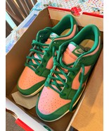 NEW Nike Dunk SE Retro Low Medium Soft Pink Malachite Green Wicked Shoe ... - $155.90 CAD