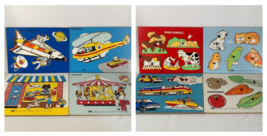 Connor Vintage Wooden Puzzles Preschool Homeschool Sunday Daycare Lot of 8 - £51.32 GBP