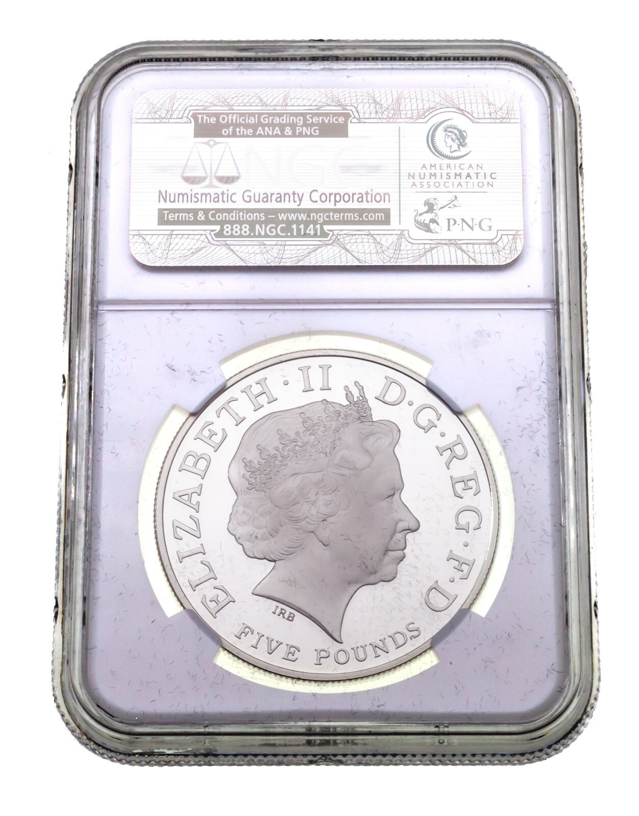 2009 Great Britain S5£ Olympics Countdown NGC PF70 Ultra Cameo Item image 2