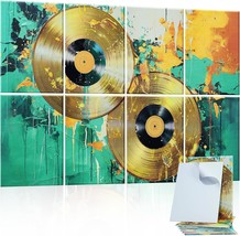 Soundproof 48&quot; X 32&quot; Self-Adhesive Sound-Absorbing Wall Art, Decorative Acoustic - £51.24 GBP