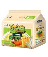 BestBy02/25 BaiXiang Vegetable Flavor Ramen Noodles Vegetarian Pack of 5 - €3,51 EUR