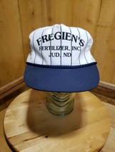 Vintage Fregien&#39;s Fertilizer, Inc. Jud, ND Mesh Snapback Trucker Hat Cap - £23.26 GBP
