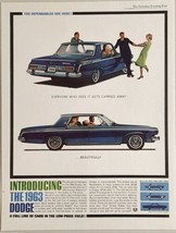 1962 Print Ad for 1963 Dodge Cars Pick a Size &amp; Pick &amp; Prize Chrysler - £13.82 GBP