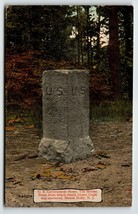 US Government Stone The Mount Point Mount Holly Postcard New Jersey Headstone - £13.66 GBP