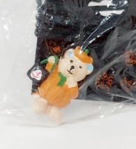 Halloween Necklace Trick-or-Treat Teddy Bear Pumpkin Costume New Sealed Cosplay - £3.06 GBP