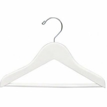 Only Hangers Kids 11&quot; White Wood Top Hanger W/BAR 25pcs - $32.55