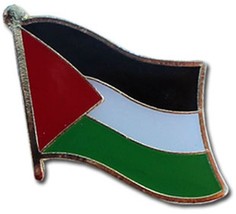 12 Pack Palestine Country Flag Bike Motorcycle Hat Cap lapel Pins Hard E... - $883.70 MXN