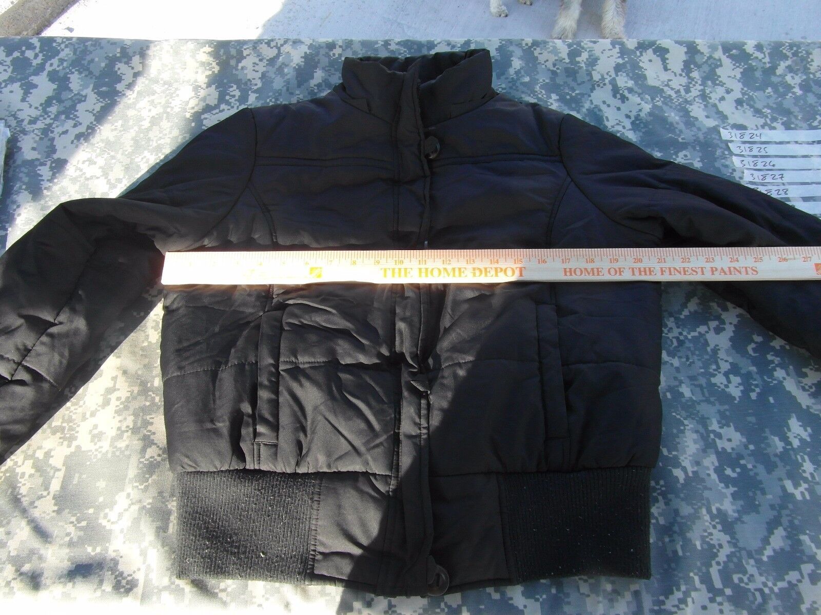 Children Youth Girl&#39;s No Boundaries Black Poly Filled Zip Up Winter Jack... - $10.83
