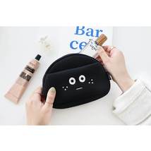 Brunch Brother Pompom Band Strap Handle Mini Makeup Pouch Case Korean Character image 7