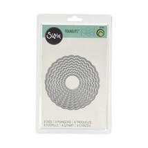 Sizzix Framelits Die Circles Scallop, Set of 8, Multi-Colour  - £39.50 GBP