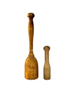 Vintage Wooden Kitchen Utensils. Potato Masher And Pestle - $25.00