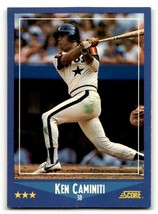 1988 Score #164 Ken Caminiti    Houston Astros Baseball Cards EX/NM ID:55003 - $1.73