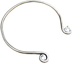 Viking torc necklace, Celtic spiral brass torq, Historical reenactment neck ring - £18.31 GBP