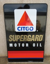 Vintage Citgo SUPERGARD Motor Oil Gas Station Sign Street Talker Stout B - $251.17