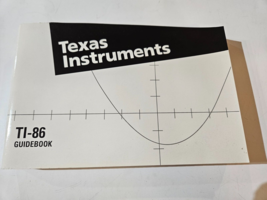 Texas Instruments TI-86 Guidebook MANUAL ONLY - $10.88