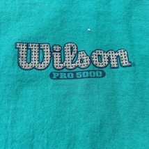 Vintage Wilson T Shirt Pro 5000 Spell Out Puffy Paint Logo Men’s 2XL Gre... - $23.38