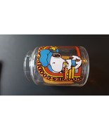 Vintage Snoopy Jar Glass 5.5&quot; x 4&quot; - £30.02 GBP