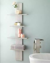 New Wulan Hanging Bathroom Shelf - Four Shelves - Natural Teak by Signature Hard - £198.07 GBP