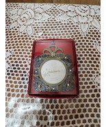 MICHAEL&#39;S Christmas Photo ORNAMENT Metal with Jewels  NEW in Opened Box - $28.52 CAD